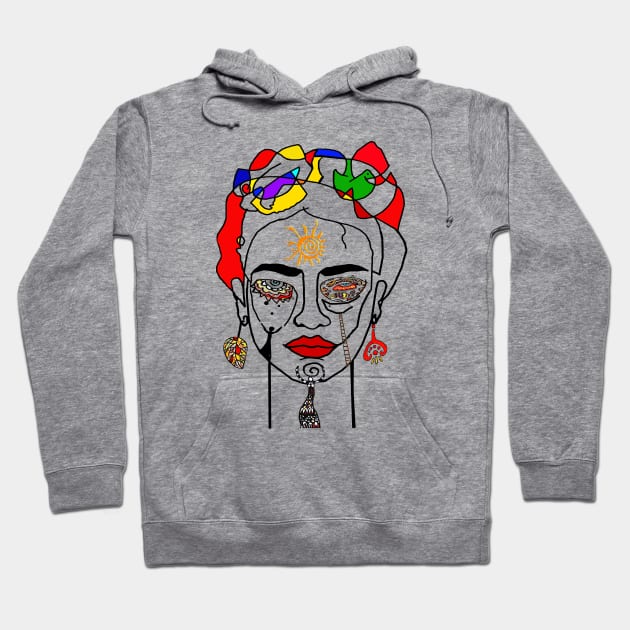 Move like Frida Kahlo Hoodie by BJArt65